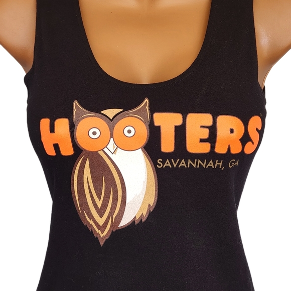 NWOT Black Hooters Savannah, GA Tank Top (Small) - Picture 4 of 8